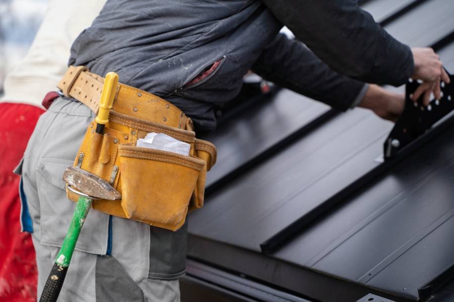 Exterior repair work